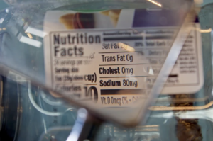 label makanan