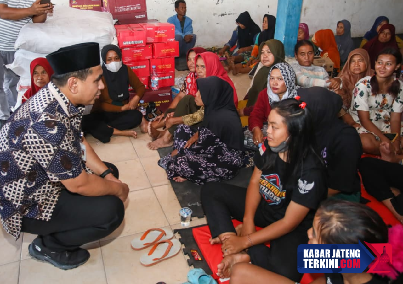 Pemprov Jateng Salurkan Bantuan pada Korban Terdampak Kebakaran Sumur Minyak Blora