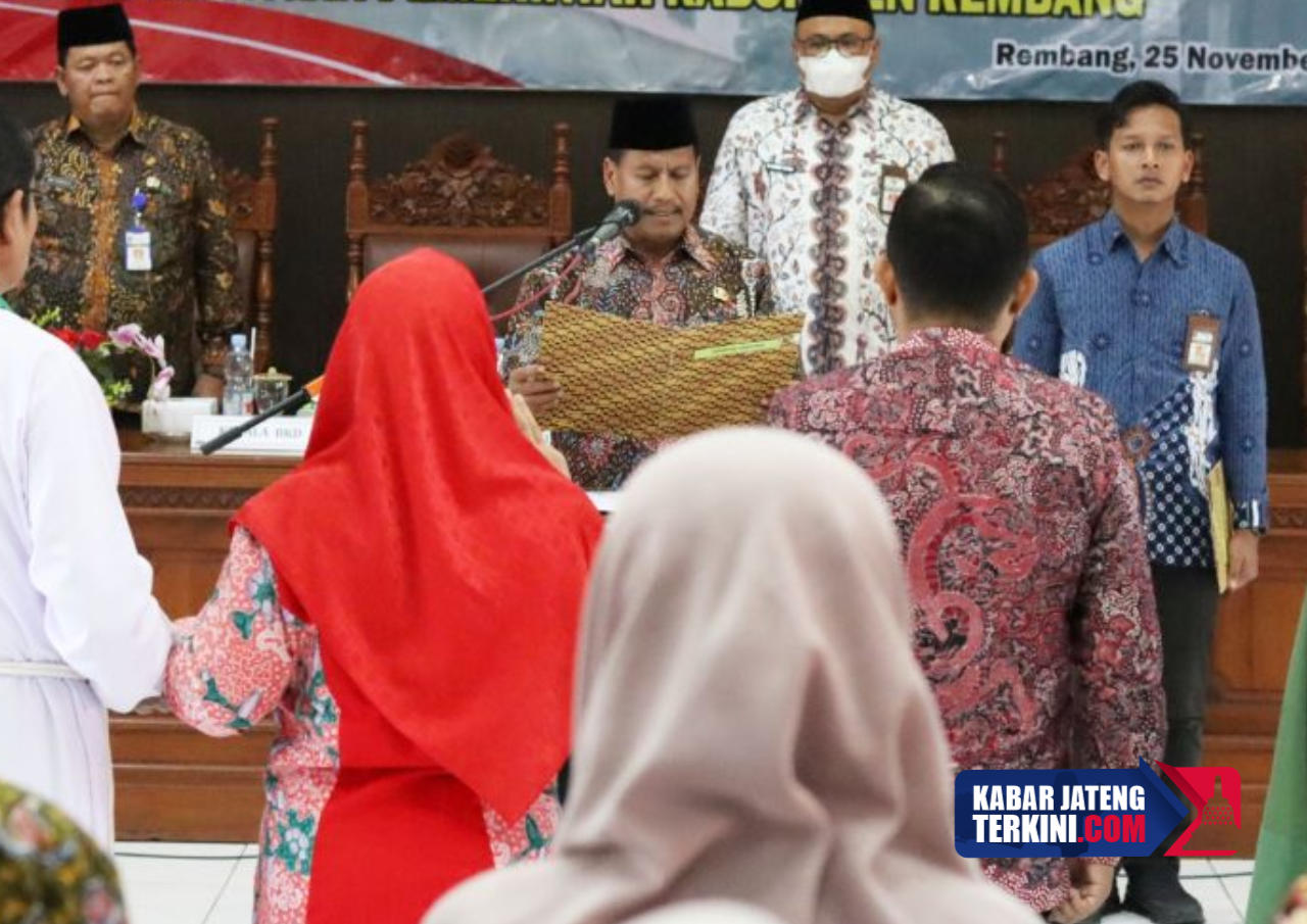 Daftar Nama Sejumlah Pejabat Pemkab Rembang yang Baru Dilantik