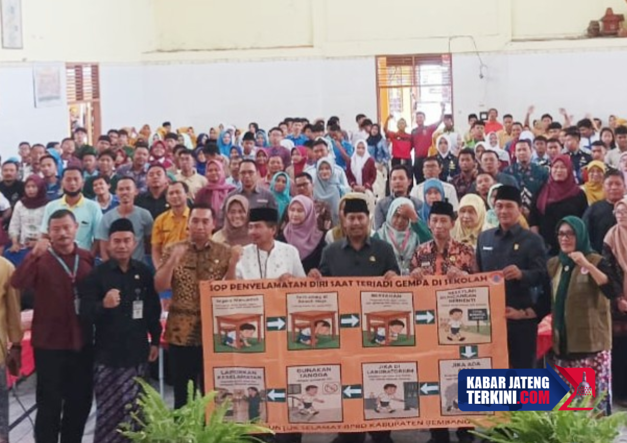 Tingkatkan Kesiapsiagaan Pelajar, BPBD Rembang Selenggarakan Sosialisasi dan Simulasi Kebencanaan