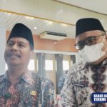 Foto : Bupati Rembang Harno, saat didampingi Wakil Bupati Rembang Mochamad Hanies Cholil Barro. (Sumber. Kabarjatengterkini.com/ Ilham)