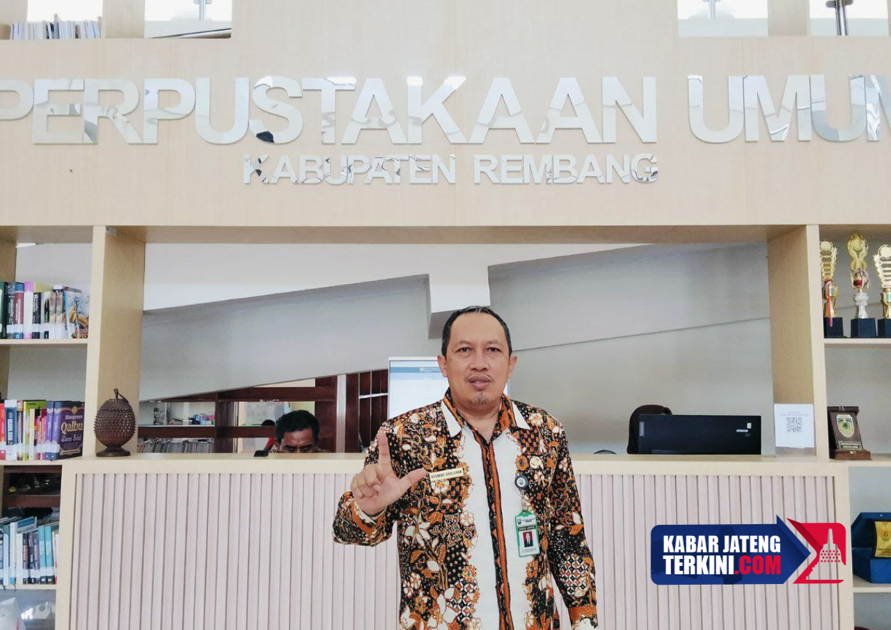 Foto : Kepala Dinas Arsip dan Perpustakaan (Arpus) Kabupaten Rembang, Achmad Sholchan. (Sumber. Kabarjatengterkini.com/ Ilham)