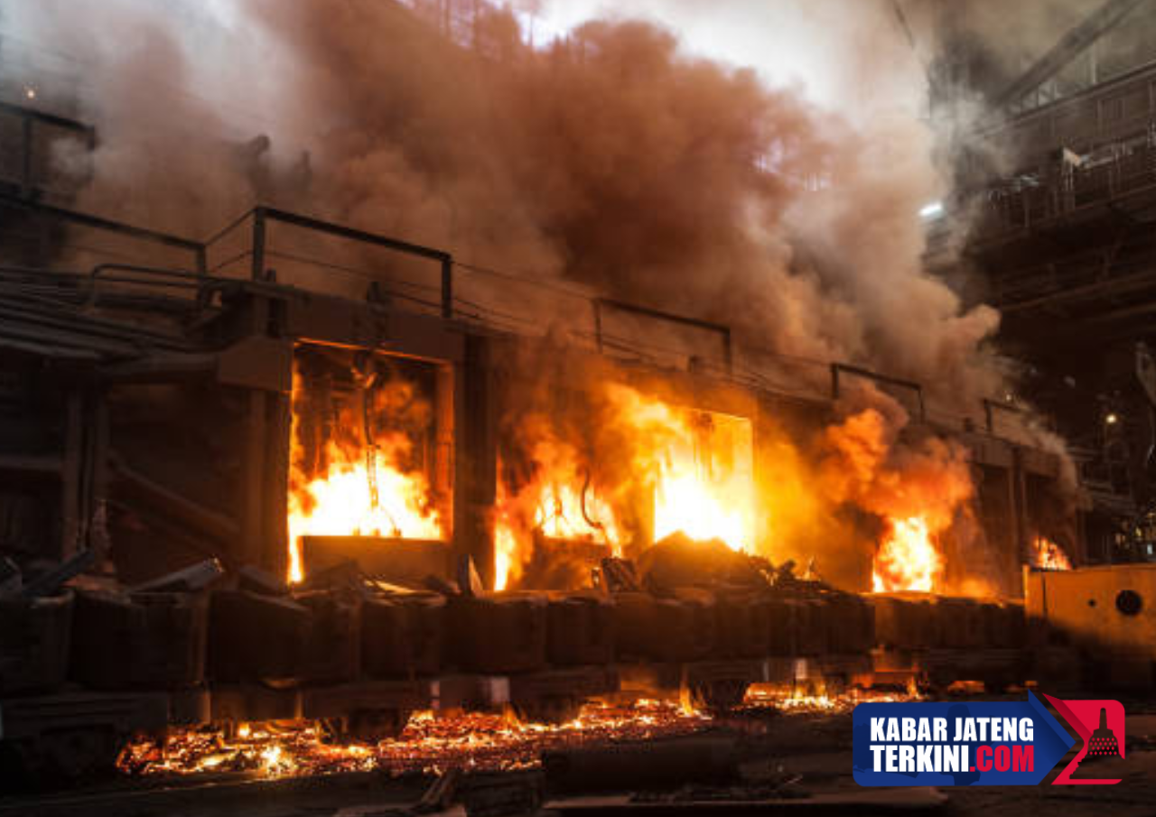 Pasar Induk Kramat Jati Jaktim Kebakaran, Ada Dugaan Korsleting Listrik