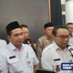 Taj Yasin Serahkan SK Plt Bupati ke Wakil Bupati Pati Risma Ardi Chandra