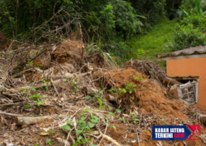 Tanah Gerak di Jangli Semarang Dipicu Hujan Deras Sepekan Terakhir