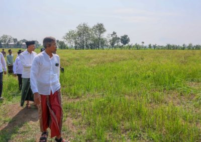 Sejumlah Lahan Pertanian yang Dilindungi di Grobogan Masih Terendam Lumpur Akibat Banjir