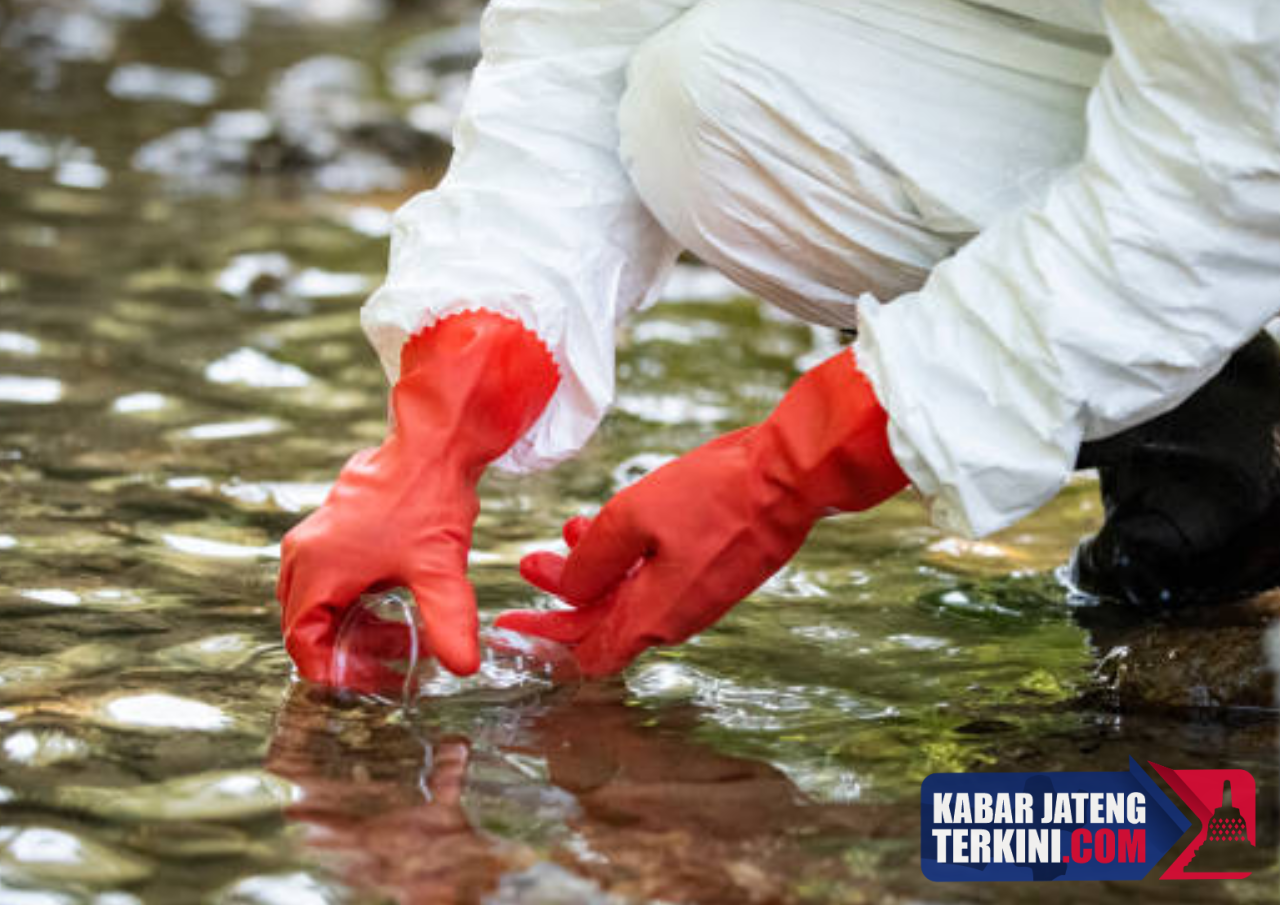 Sungai Babon Semarang Diduga Tercemar, DLH Ambil Sampel Air