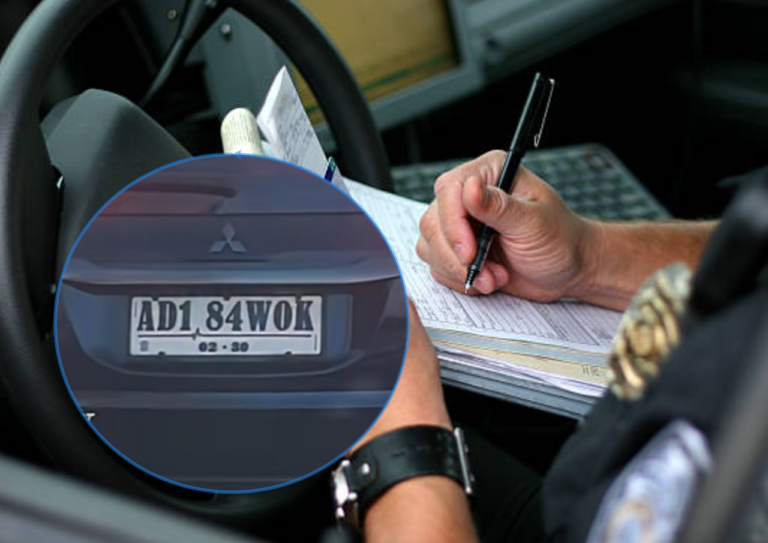 Pelat Mobil di Sragen Dianggap 'Jorok' dan Tak Sesuai Standar, Pengemudi Kena Tilang